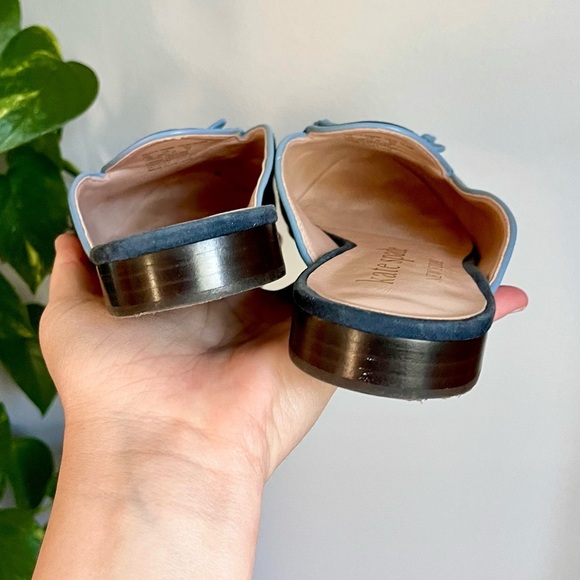 Kate Spade New York Devi Slide in Navy with Bow Tie Detail - Picture 7 of 13